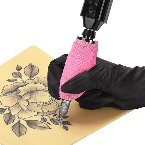 สักจับผ้าพันแผลเหนียวพันยึดเกาะตนเอง