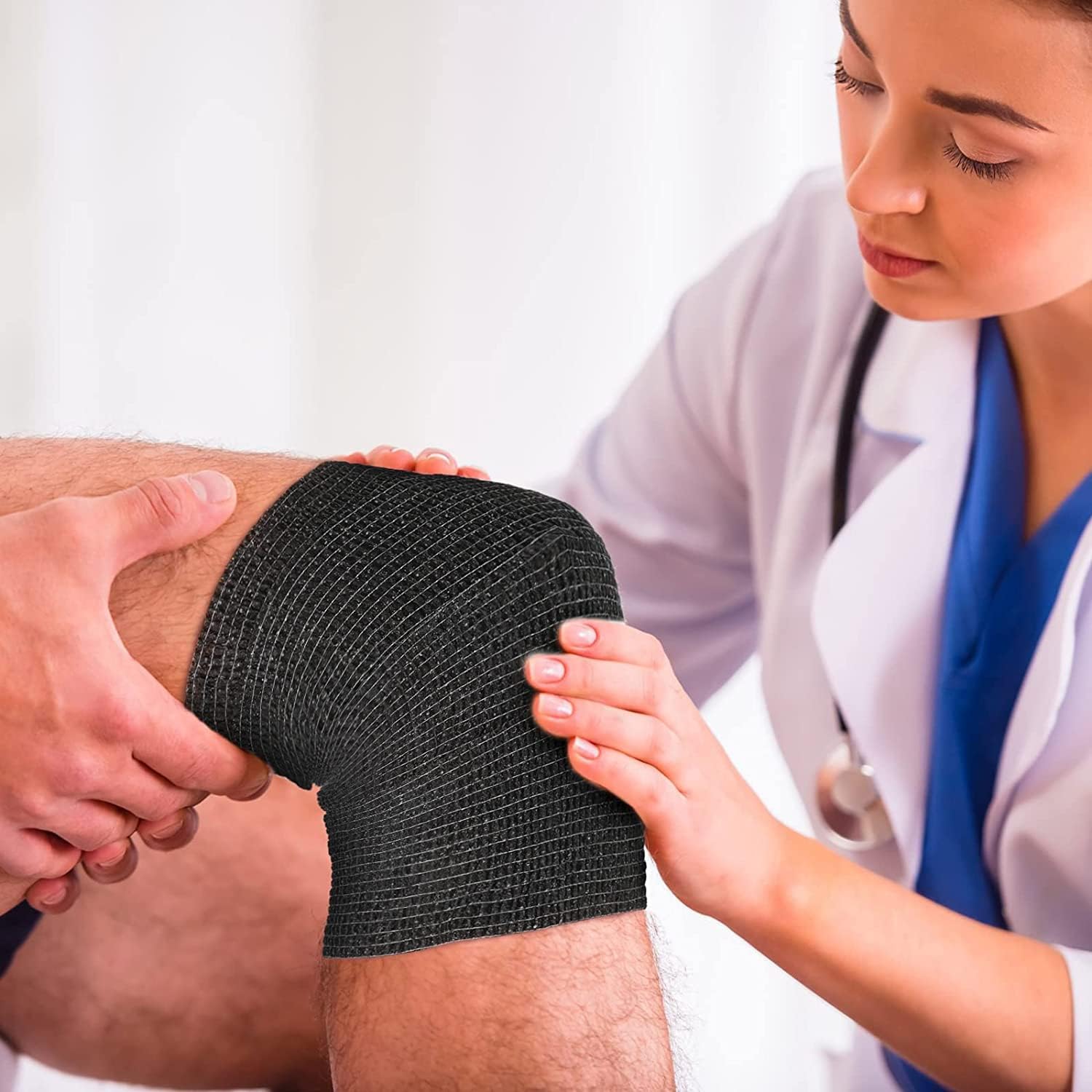 ผ้าพันแผลแบบยืดหยุ่นสำหรับการดูแลสุขภาพ