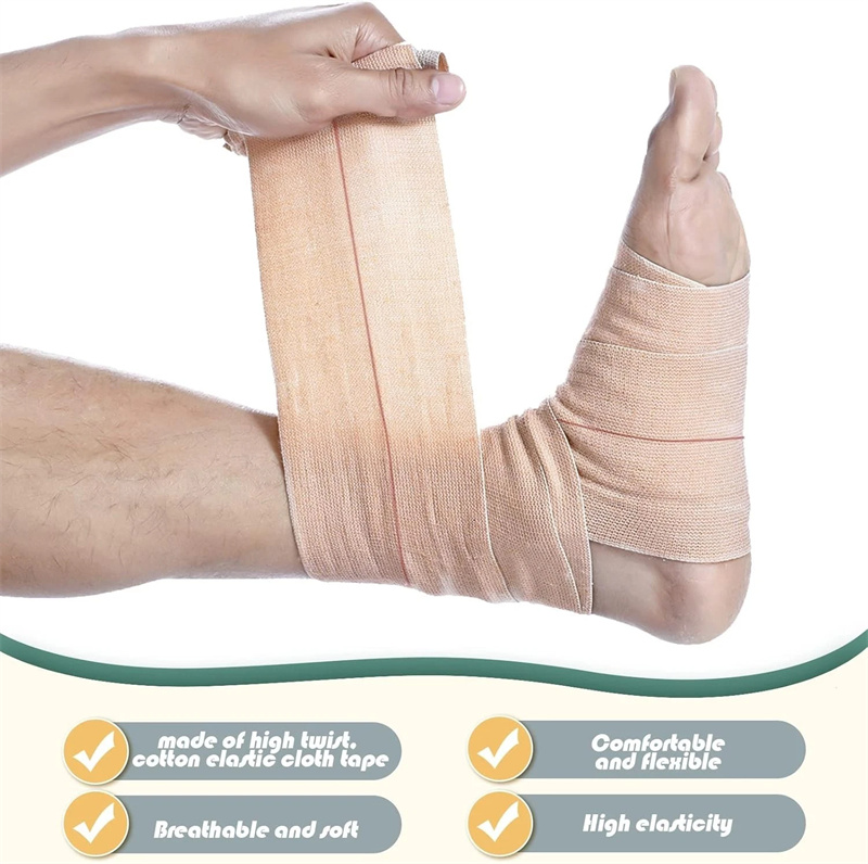 เทปรักษาแบบยืดหยุ่น (EAB) – ผ้าพันแผลแบบยืดได้สำหรับการบีบอัดและการรองรับ เทปรักษาแบบยืดหยุ่น (EAB) – ผ้าพันแผลแบบยืดได้สำหรับการบีบอัดและการรองรับ